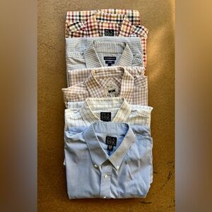 Bundle of 5 Jos A Banks Mixed Shirts